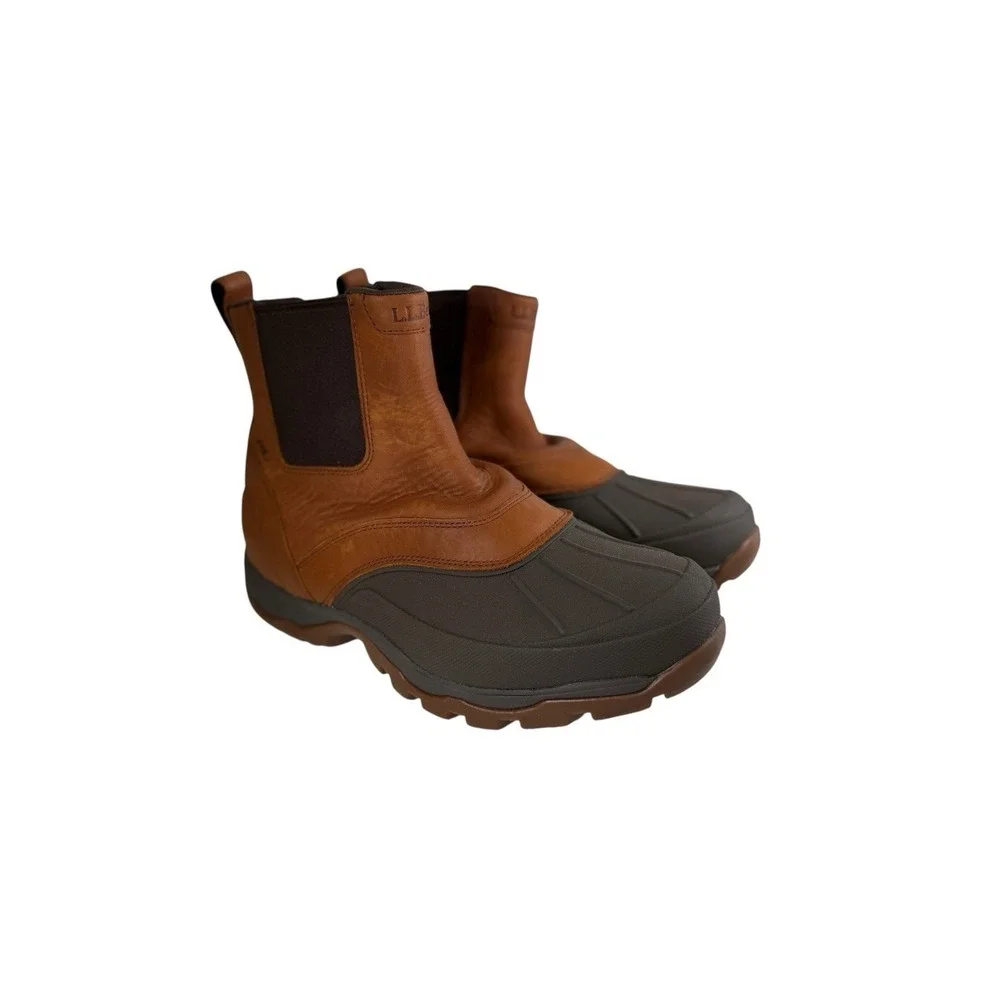 LL Bean‎ NextVenture Boots, Chelsea Brown Mens Size 12